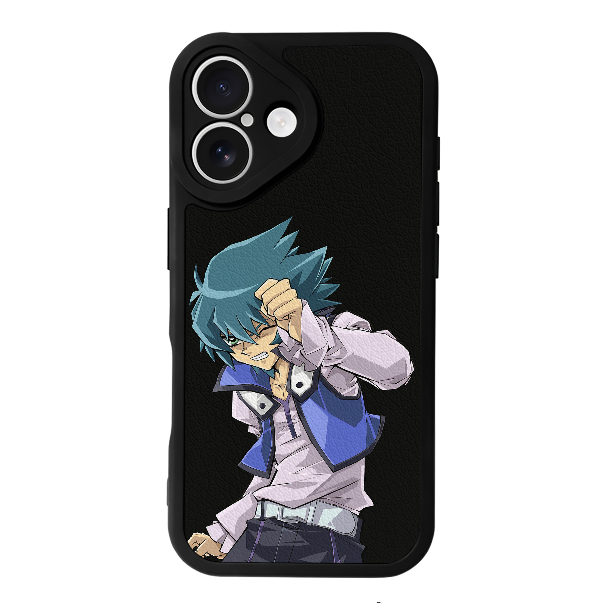（画像用） 遊☆戯☆王 Yu-Gi-Oh! 【iPhone 16シリーズ対応】シリコンスマホケース（レザー調） 材質：シリコン